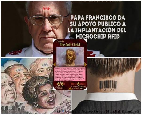 papa francisco chip RFID
